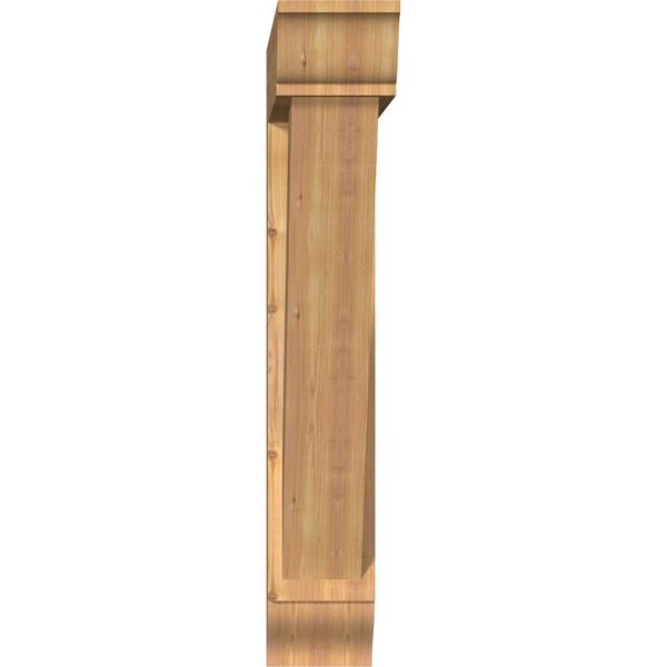 Traditional Traditional Smooth Bracket W/ Offset Brace, Western Red Cedar, 7 1/2W X 38D X 44H